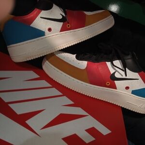 Nike Multicolor Sneakers - Red, Blue, Yellow, Black